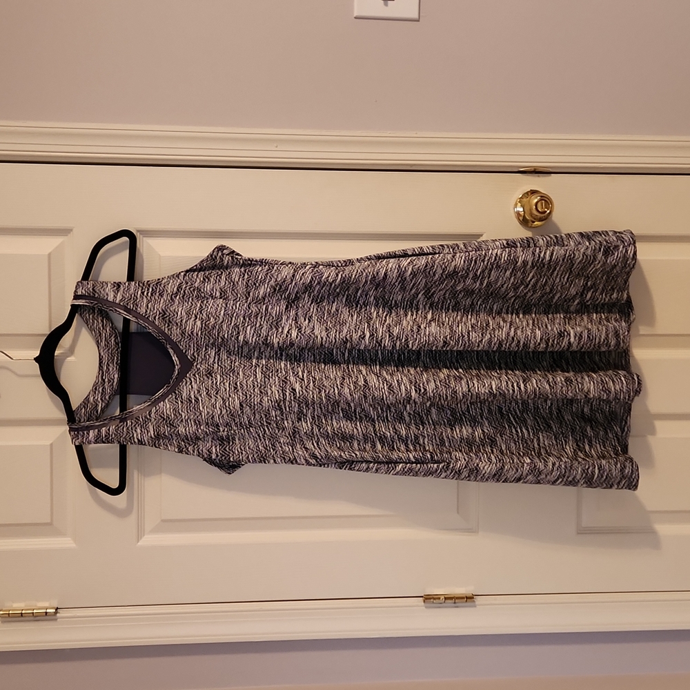 Purple athleisure dress